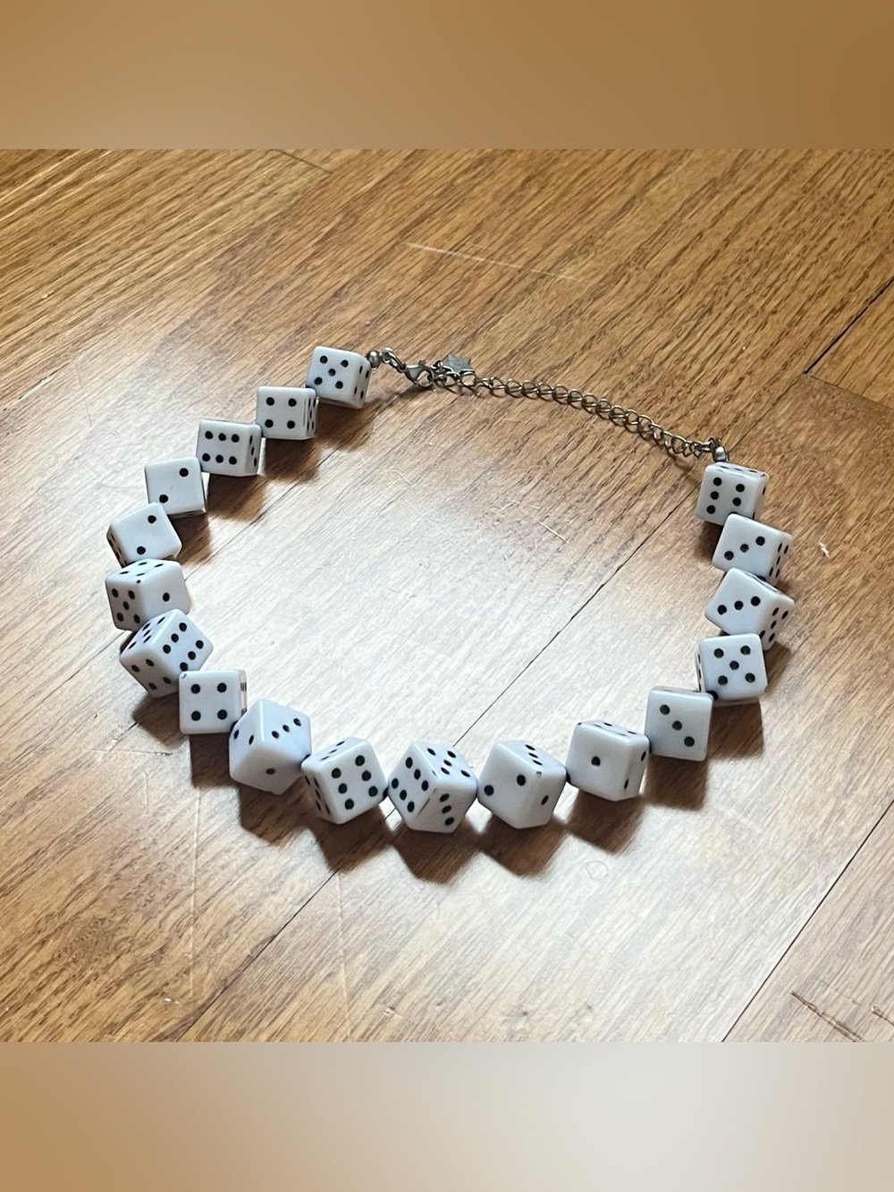 Tunnel Vision Dice Necklace